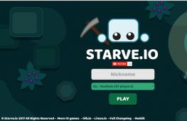 Читы на Starve io — бессмертие и все предметы